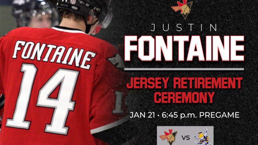 Pontiacs to Honour Fontaine with Jersey Retirement
