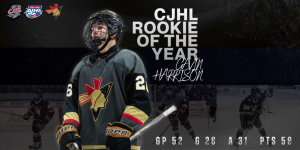 Harrison Wins CJHL Rookie of the Year